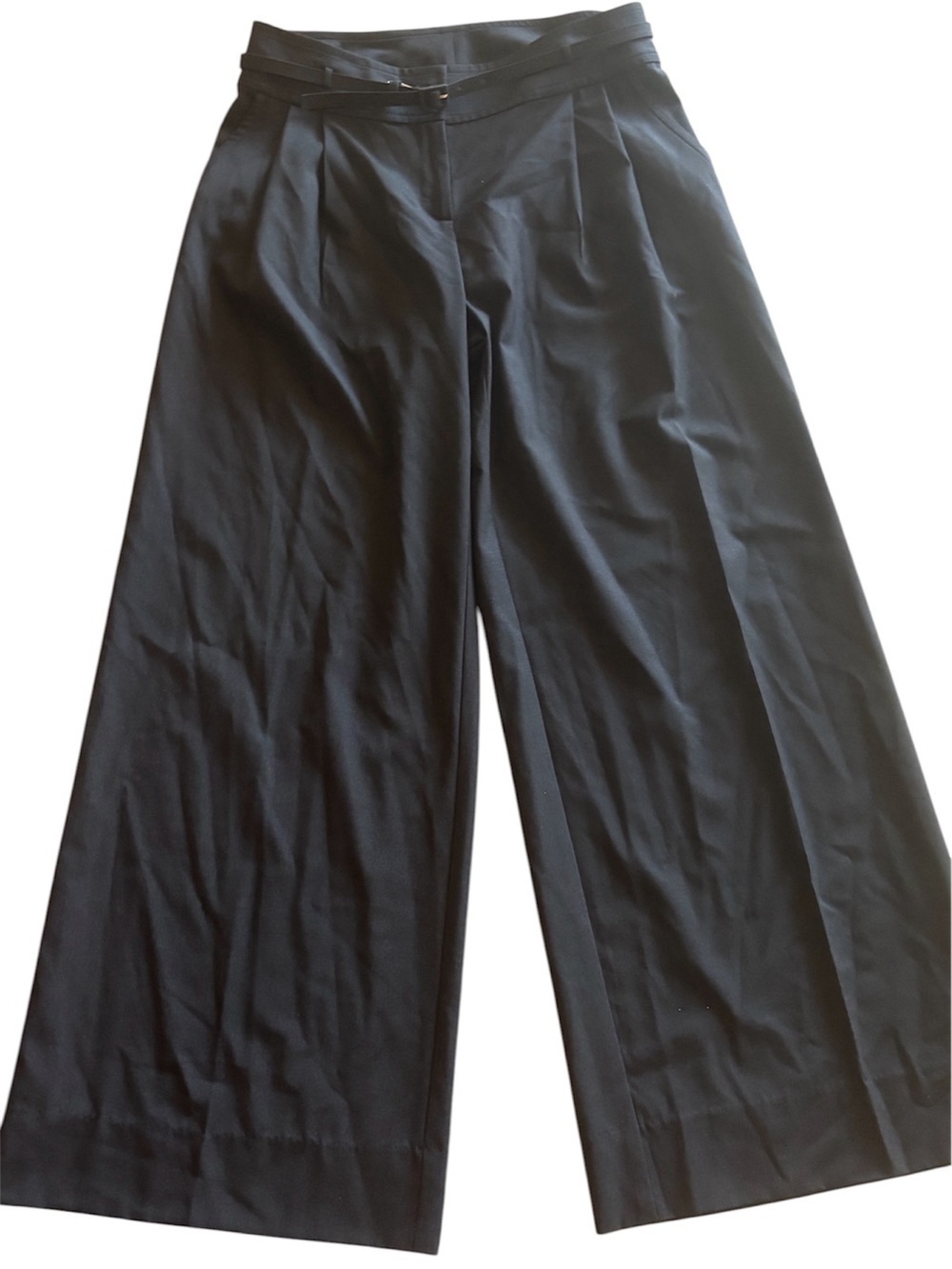 ST.JOHN WIDE LEG Slate Dress Pants